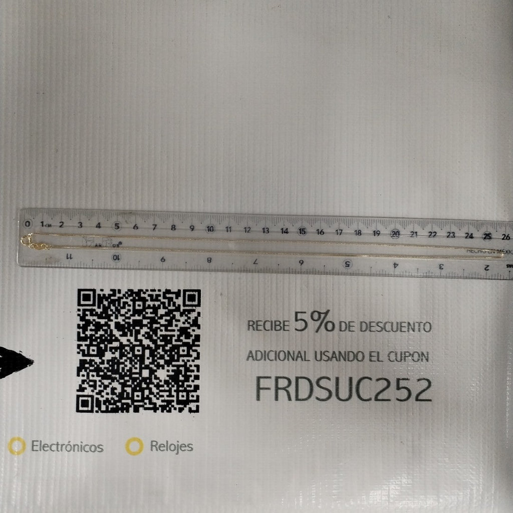CADENA VENECIANA 1.7G 50 CM (NUEVO)