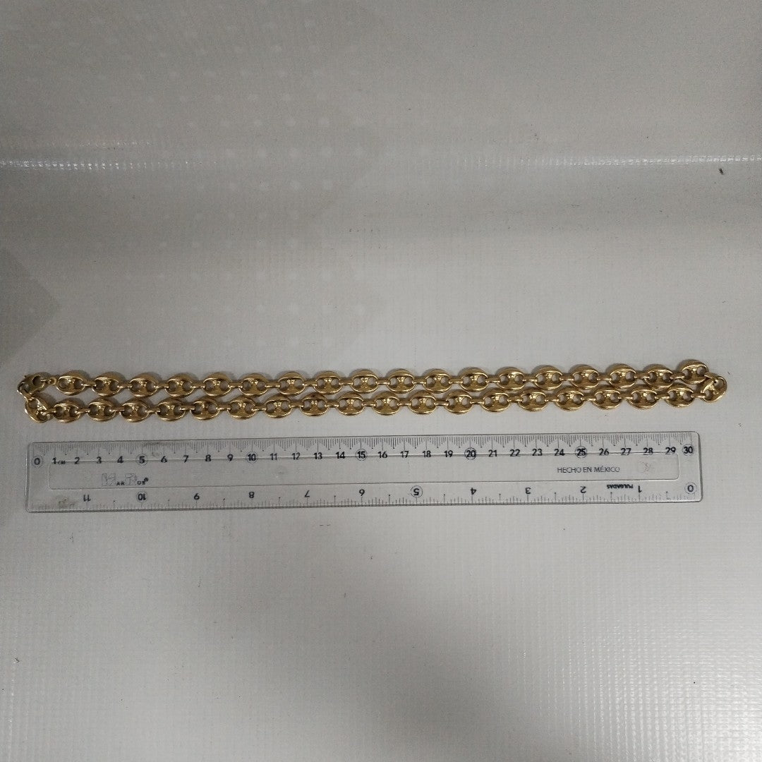 K1 35,30 GRMS 14 K ESPECIFICACIONES COMPLEMENTARIAS CADENA TEJIDO GUCCI GASTA (SEMINUEVO)