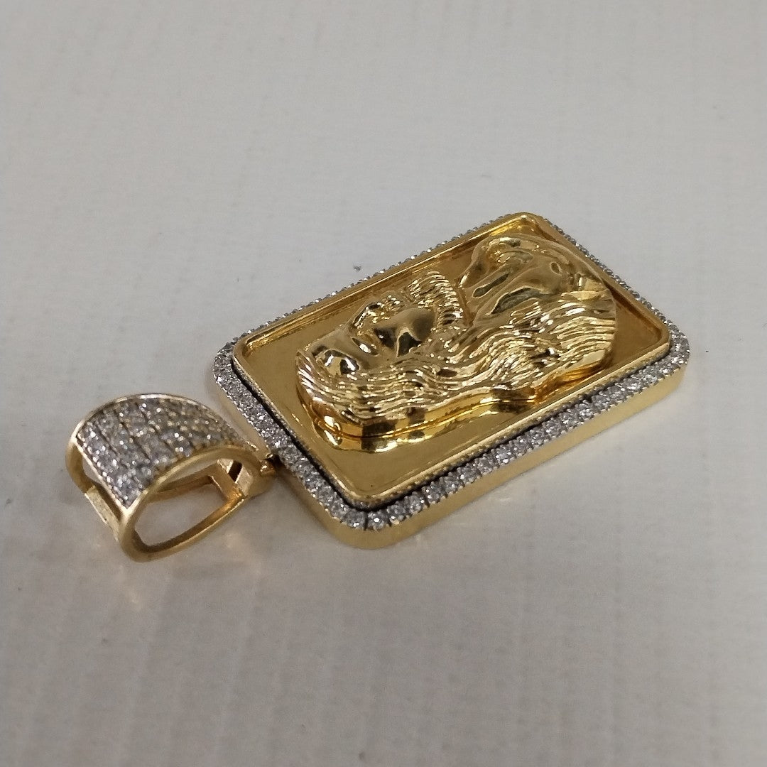 K1 20,90 GRMS 18 K ESPECIFICACIONES COMPLEMENTARIAS DIJE ROSTRO DE CRISTO CON C (SEMINUEVO)