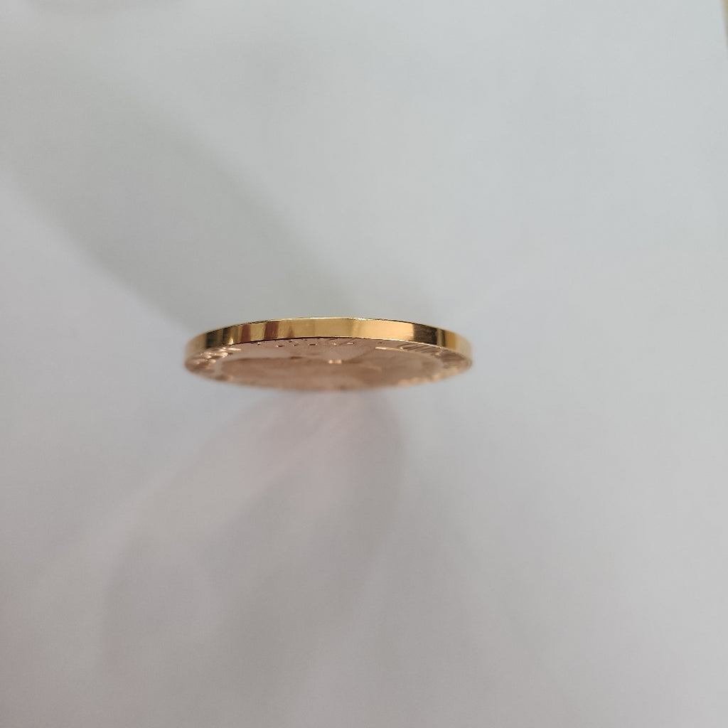 MEDALLA CONMEMORATIVA ORO 21 K 42 GRMS (SEMINUEVO)