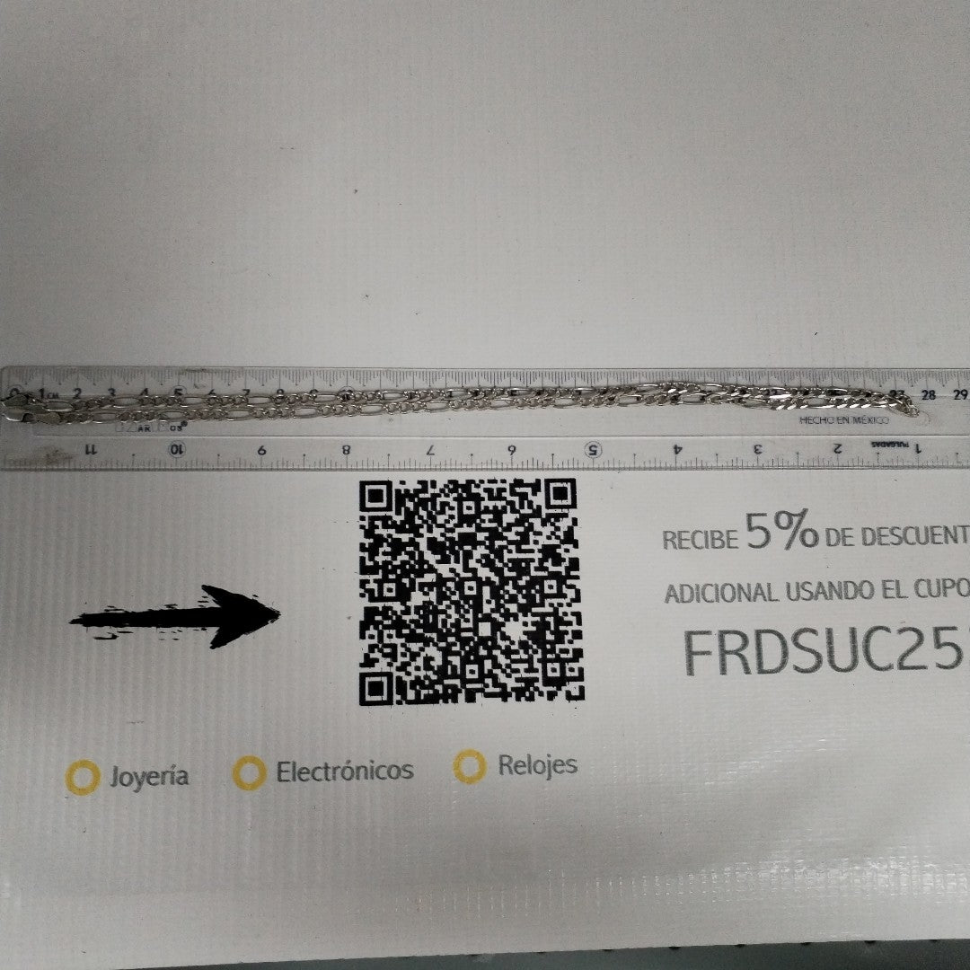 CADENA PLATA 10.2 GRMS (SEMINUEVO)