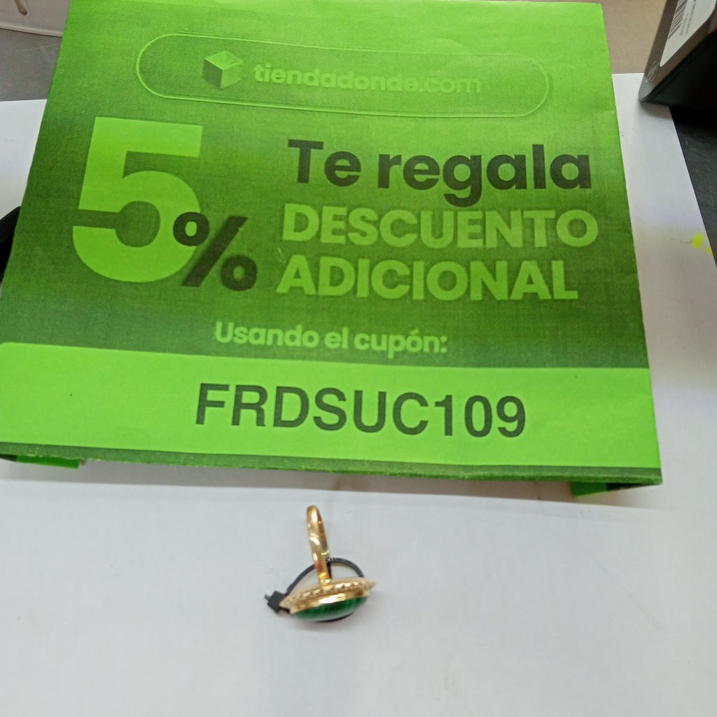 K1 5,40 GRMS 10 K ESPECIFICACIONES COMPLEMENTARIAS ANILLO COMPLETO PIEDRA DE COL (SEMINUEVO)