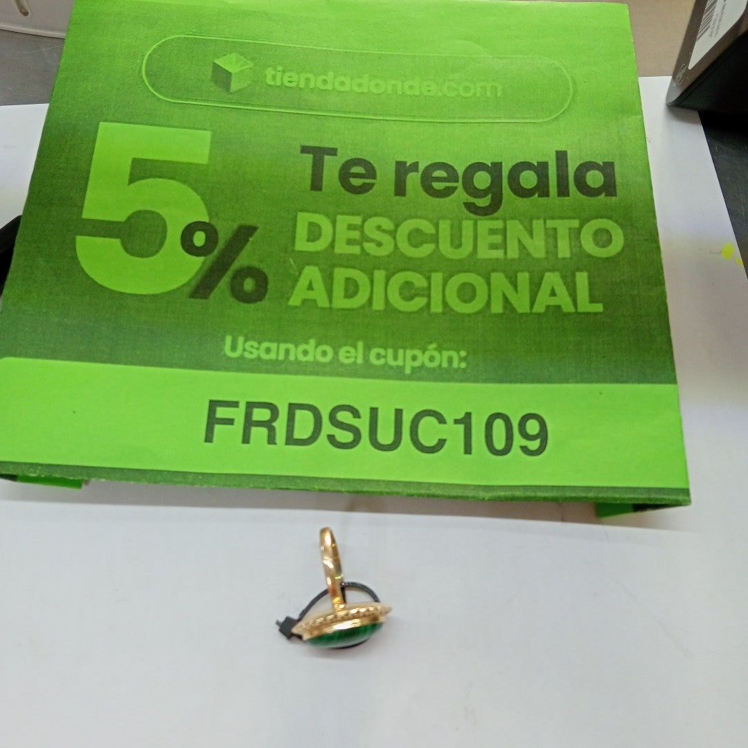 K1 5,40 GRMS 10 K ESPECIFICACIONES COMPLEMENTARIAS ANILLO COMPLETO PIEDRA DE COL (SEMINUEVO)