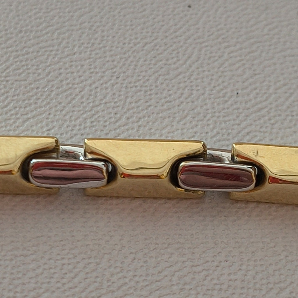 PULSERA ORO COMBINADO 14 K 13,90 GRMS (SEMINUEVO)