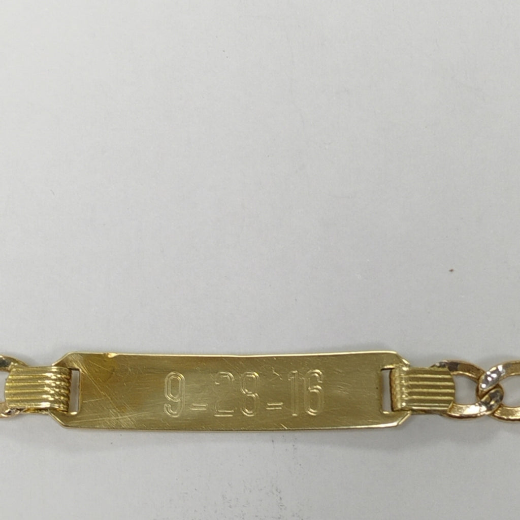ESCLAVA ORO 10 K 3.8 GRMS (SEMINUEVO)