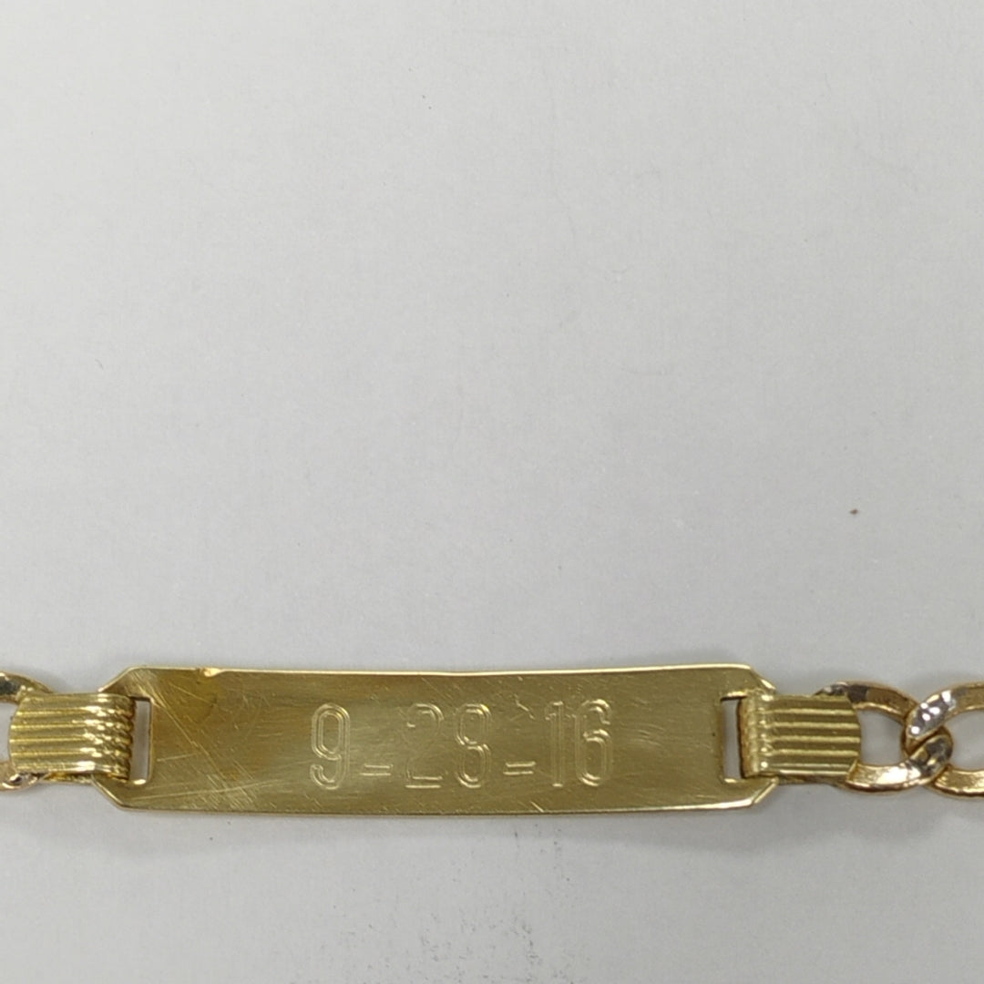 ESCLAVA ORO 10 K 3.8 GRMS (SEMINUEVO)