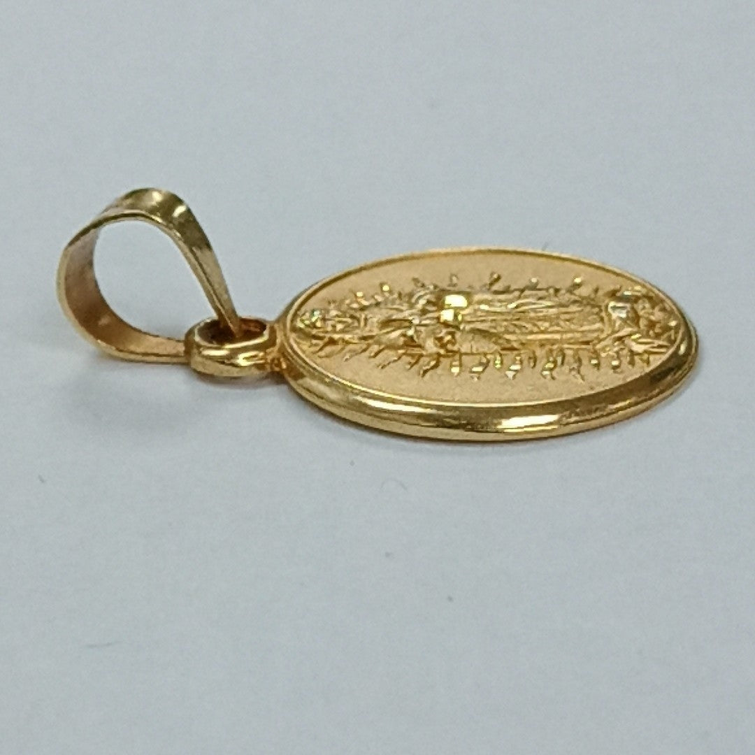 K1 1,60 GRMS 14 K ESPECIFICACIONES COMPLEMENTARIAS MEDALLA RELIGIOSA (SEMINUEVO)