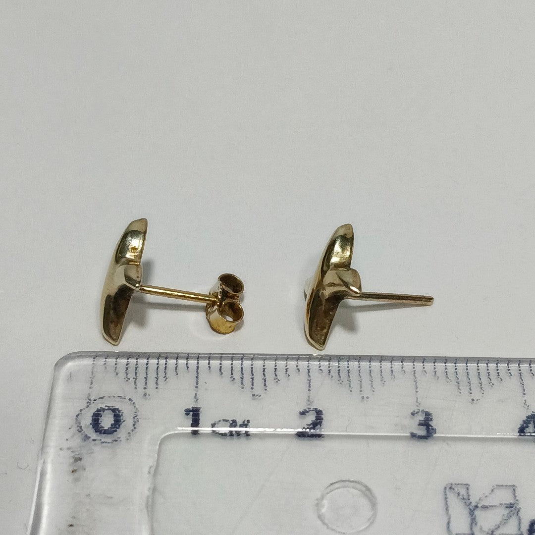 BROQUELES PAR ORO 14 K 1.1 GRMS (SEMINUEVO)
