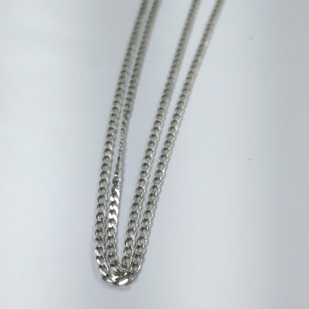 CADENA ORO BLANCO 14 K 2,80 GRMS (SEMINUEVO)