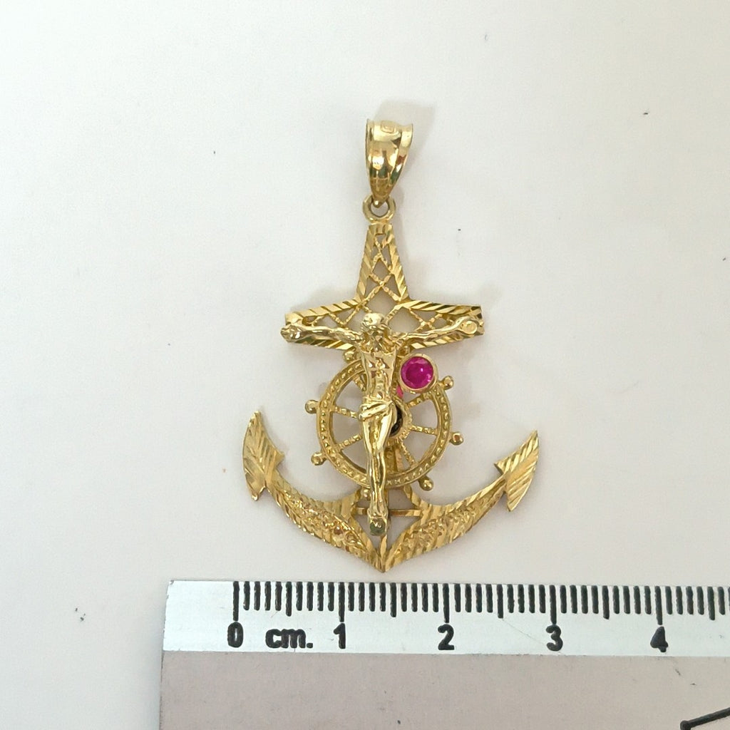 K1 5,50 GRMS 14 K ESPECIFICACIONES COMPLEMENTARIAS CRISTO EN ANCLA VENDIBLE (SEMINUEVO)