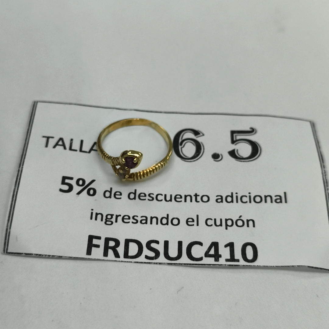 K1 1,80 GRMS 10 K ESPECIFICACIONES COMPLEMENTARIAS ANILLITO MOTIVO SERPIENTE PIE (SEMINUEVO)
