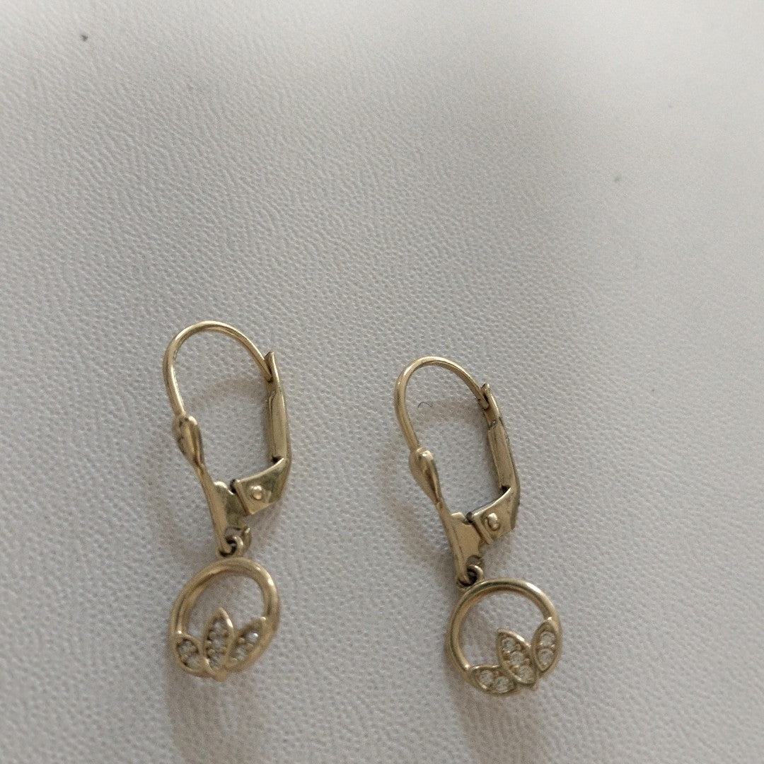 BROQUELES ORO 14K 2.1 (NUEVO)