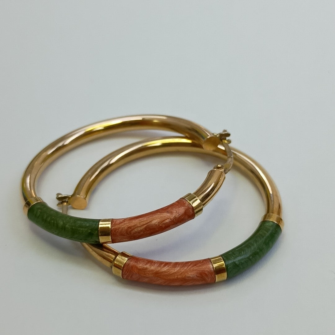 ARRACADAS PAR ORO 14 K 4,50 GRMS (SEMINUEVO)