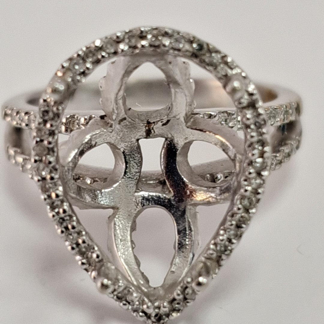 ANILLITO ORO, ORO BLANCO 14 K 5.1 GRMS (SEMINUEVO)