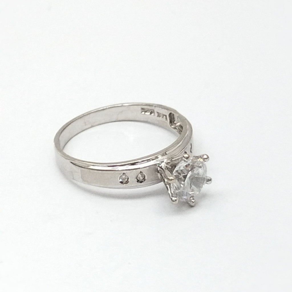 ANILLITO ORO BLANCO 14 K 2,80 GRMS (SEMINUEVO)