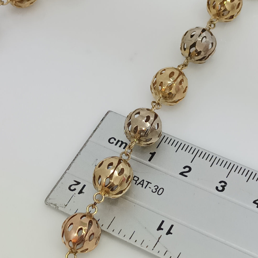 CADENA ORO COMBINADO 10 K 25.3 GRMS (SEMINUEVO)