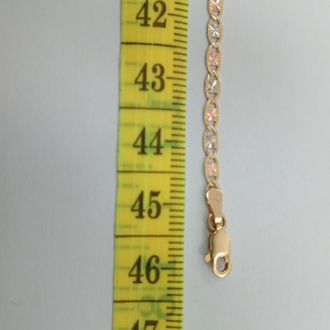 CADENA, MEDALLA RELIGIOSA ORO 14 K 6.1 GRMS (SEMINUEVO)