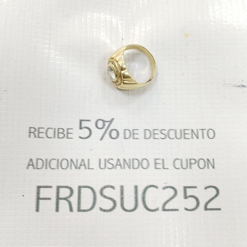 ANILLO ORO 14 K 12.6 GRMS (SEMINUEVO)