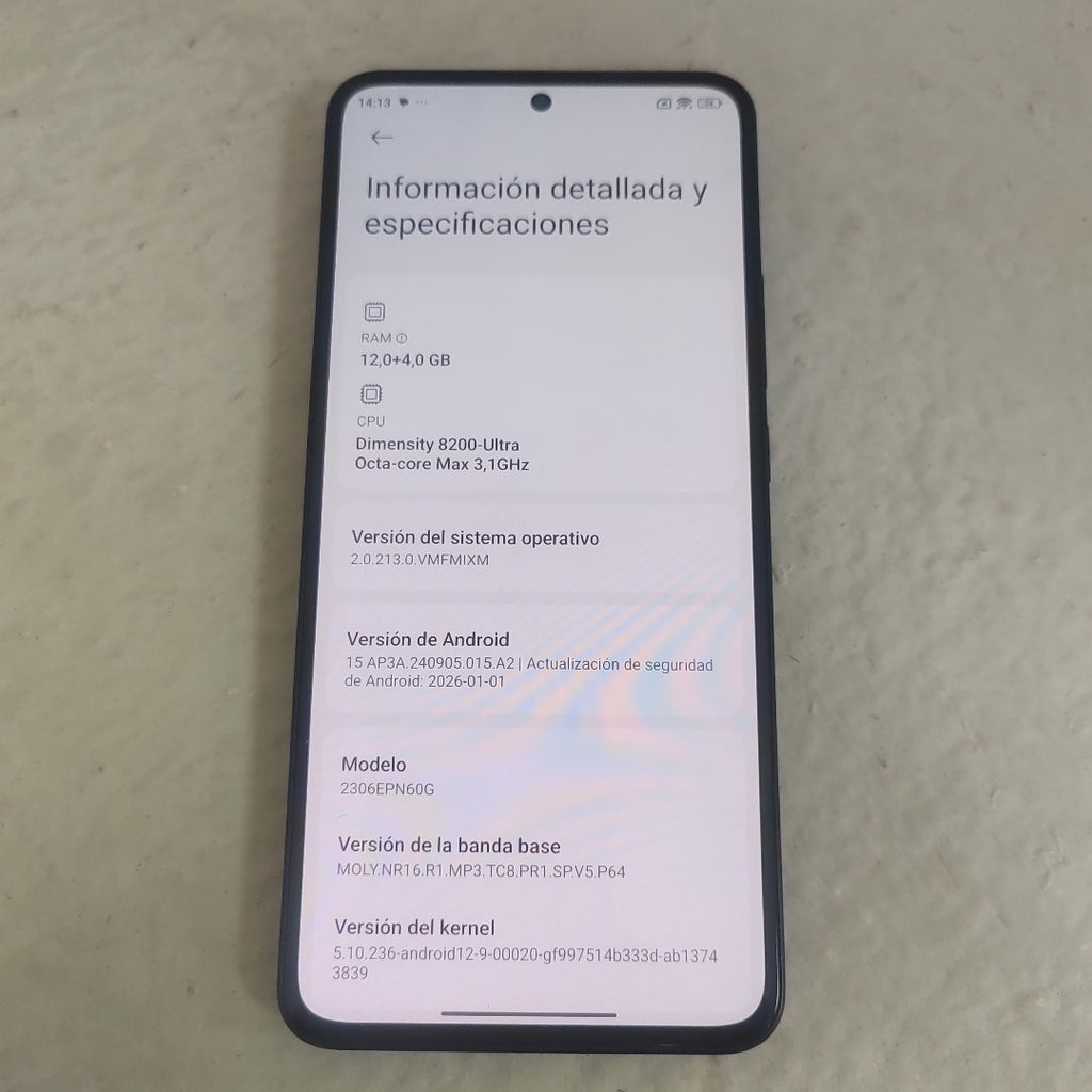 CELULAR XIAOMI 13T 2306EPN60G (2023) 256 GB 12 GB RAM