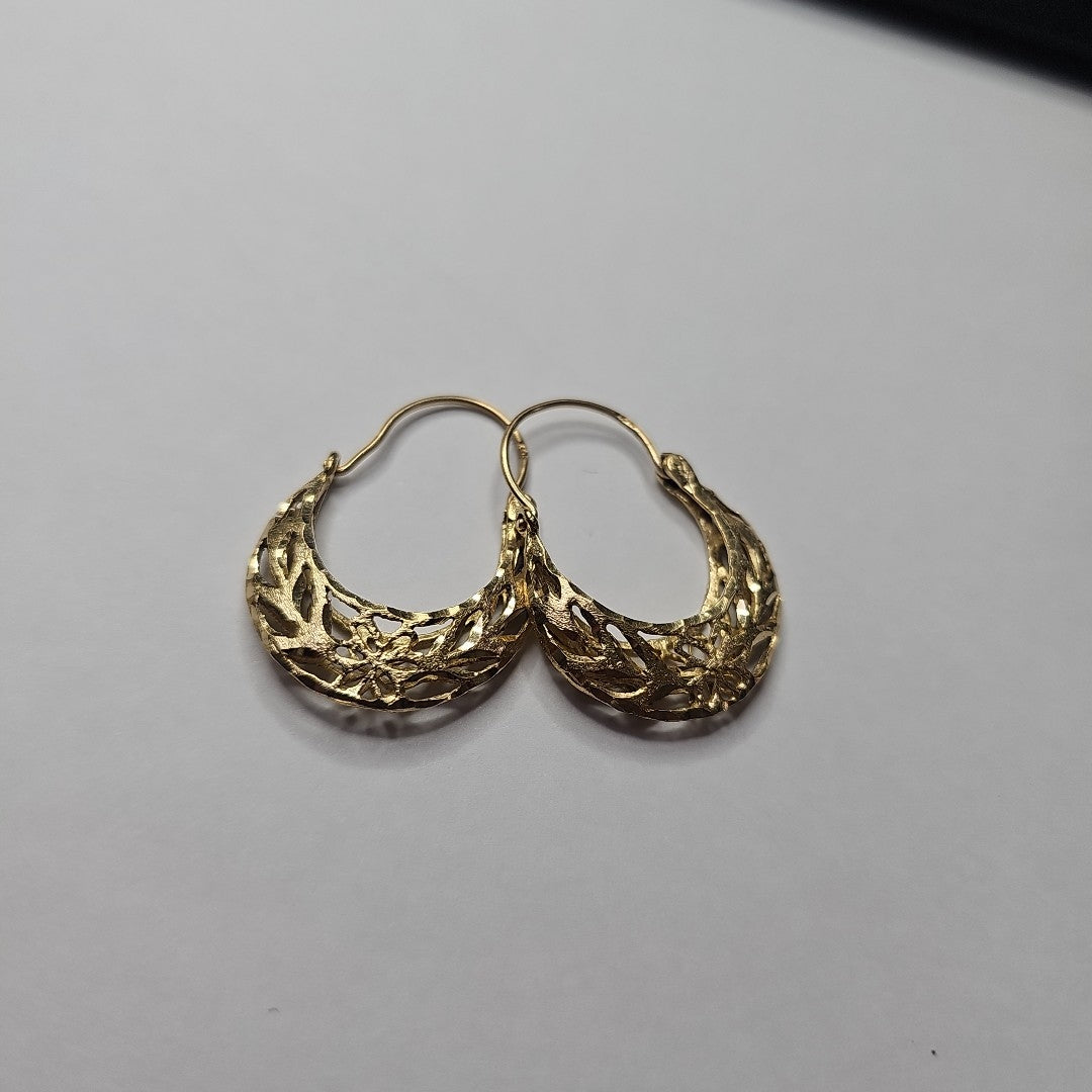 ARRACADAS PAR ORO 14 K 5 GRMS (SEMINUEVO)