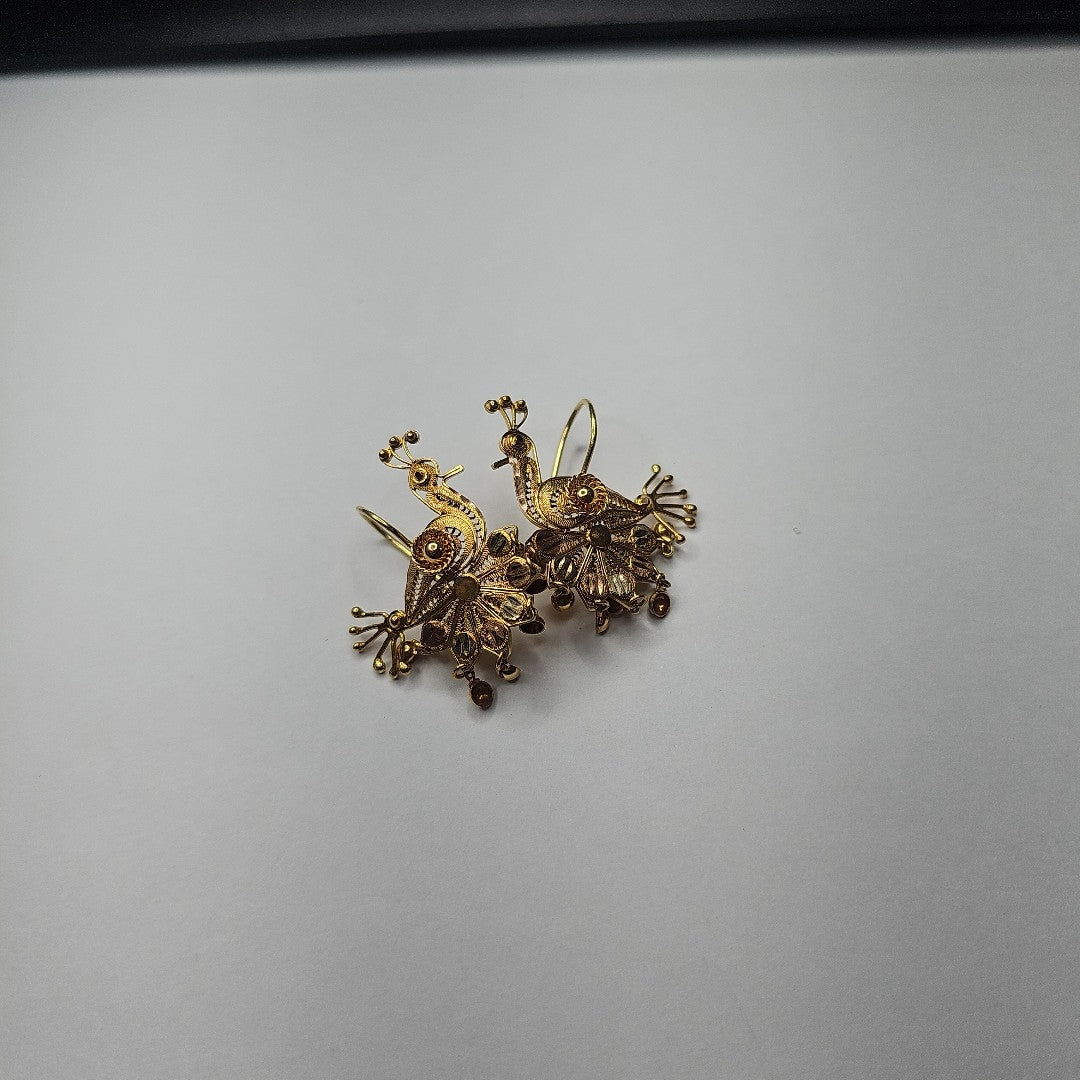 ARETES PAR ORO 8 K 5.2 GRMS (SEMINUEVO)