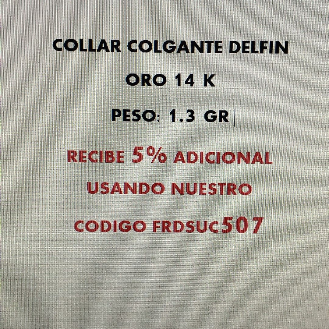 COLLAR ORO 14 K 1.3 GRMS (SEMINUEVO)