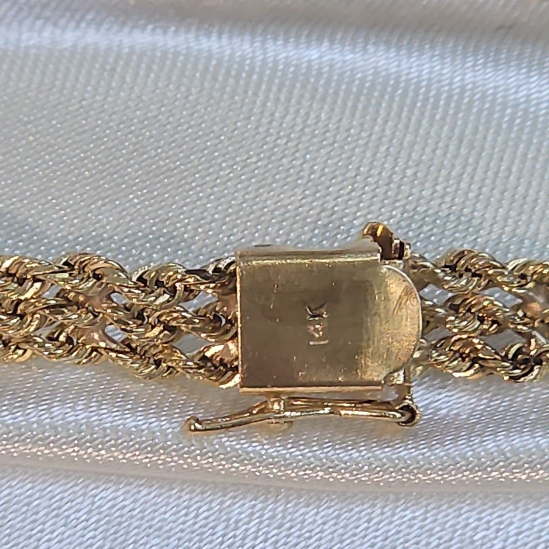 PULSERA ORO 14 K 11.9 GRMS (SEMINUEVO)