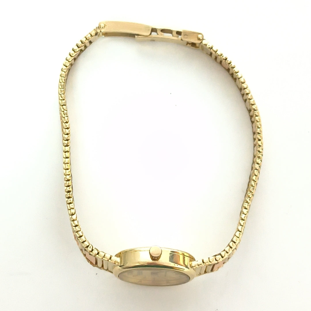 RELOJ CAJA Y PULSO ORO ORO COMBINADO 14 K 21,00 GRMS (SEMINUEVO)