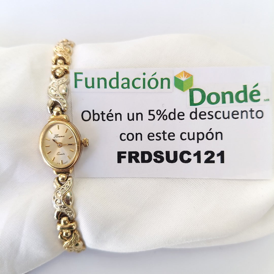 RELOJ CAJA Y PULSO ORO ORO,RODIADO 14 K 20,60 GRMS (SEMINUEVO)