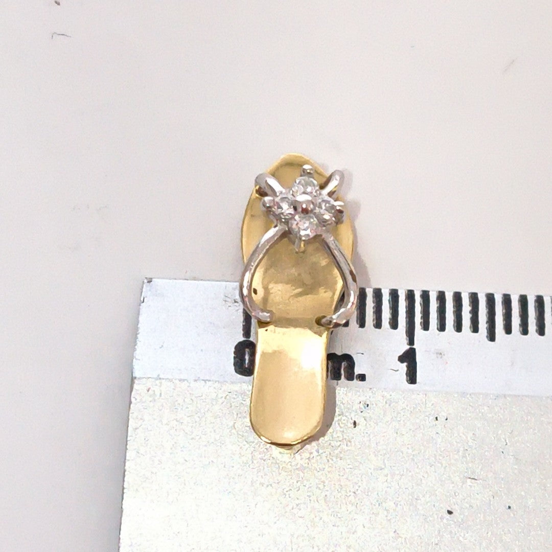 DIJE ORO COMBINADO 14 K 1.6 GRMS (SEMINUEVO)