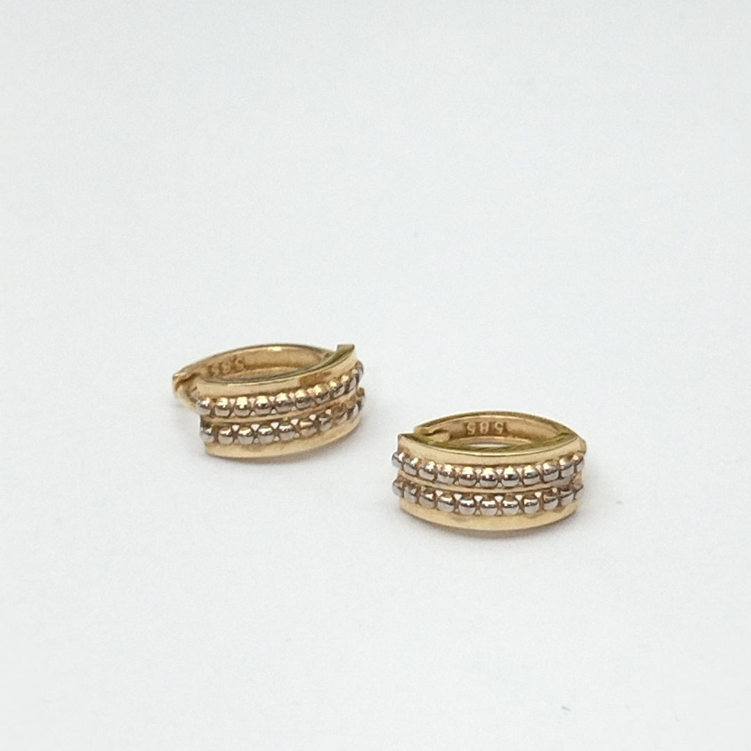 HUGGIES ORO 14K 2.3 (NUEVO)