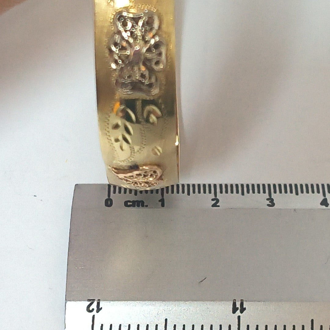 PULSERA RIGIDA ORO 14 K 12,00 GRMS (SEMINUEVO)