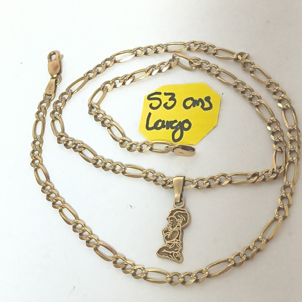 CADENA,DIJE ORO 14 K 12,10 GRMS (SEMINUEVO)