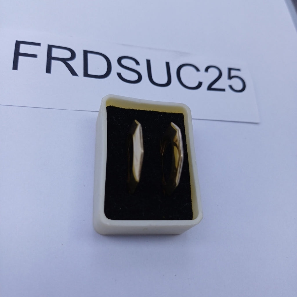 ARRACADAS PAR ORO 10 K 1.7 GRMS (SEMINUEVO)