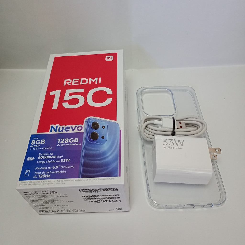 CELULAR XIAOMI REDMI 15C 25078RA3EL (2025) 128 GB SSD 4 GB RAM (SEMINUEVO)