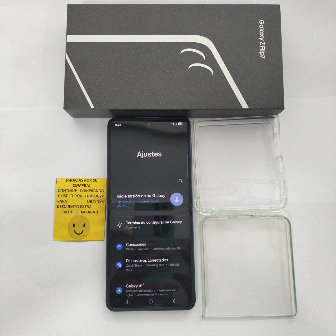 CELULAR SAMSUNG GALAXY Z FLIP 7 SM-F766B (2025) 512 GB 12 GB RAM (SEMINUEVO)