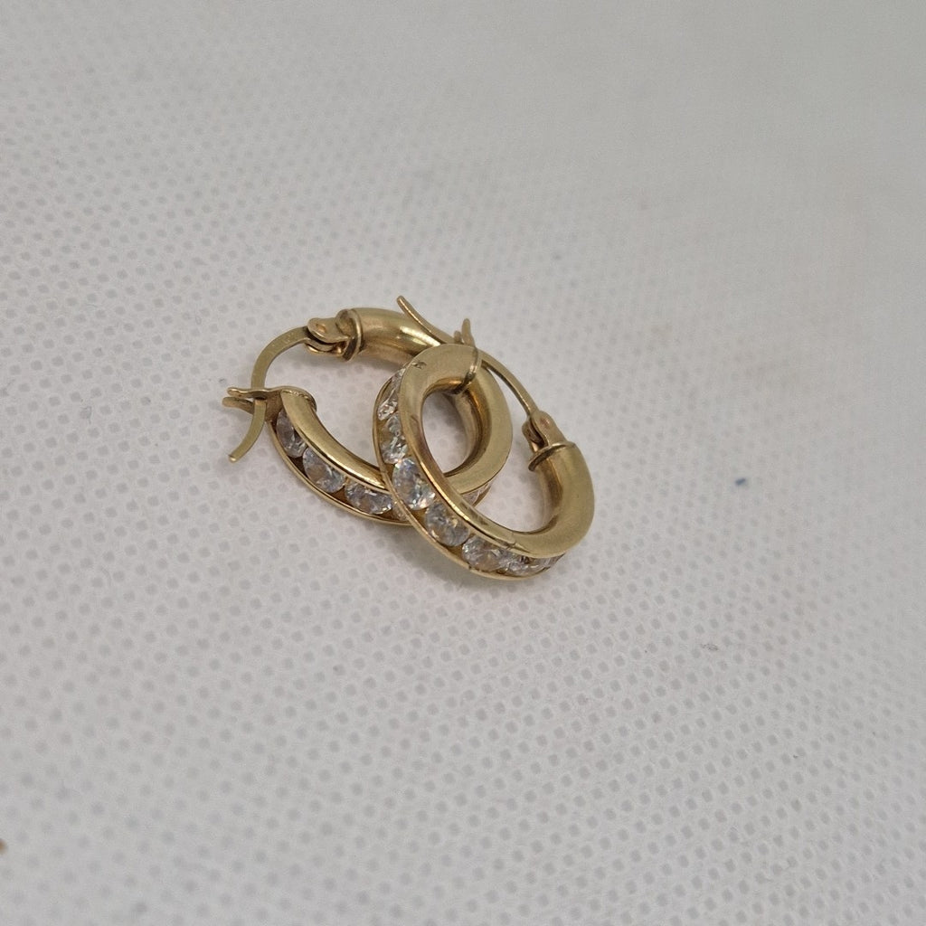 ARRACADAS PAR ORO 14 K 2.6 GRMS (SEMINUEVO)