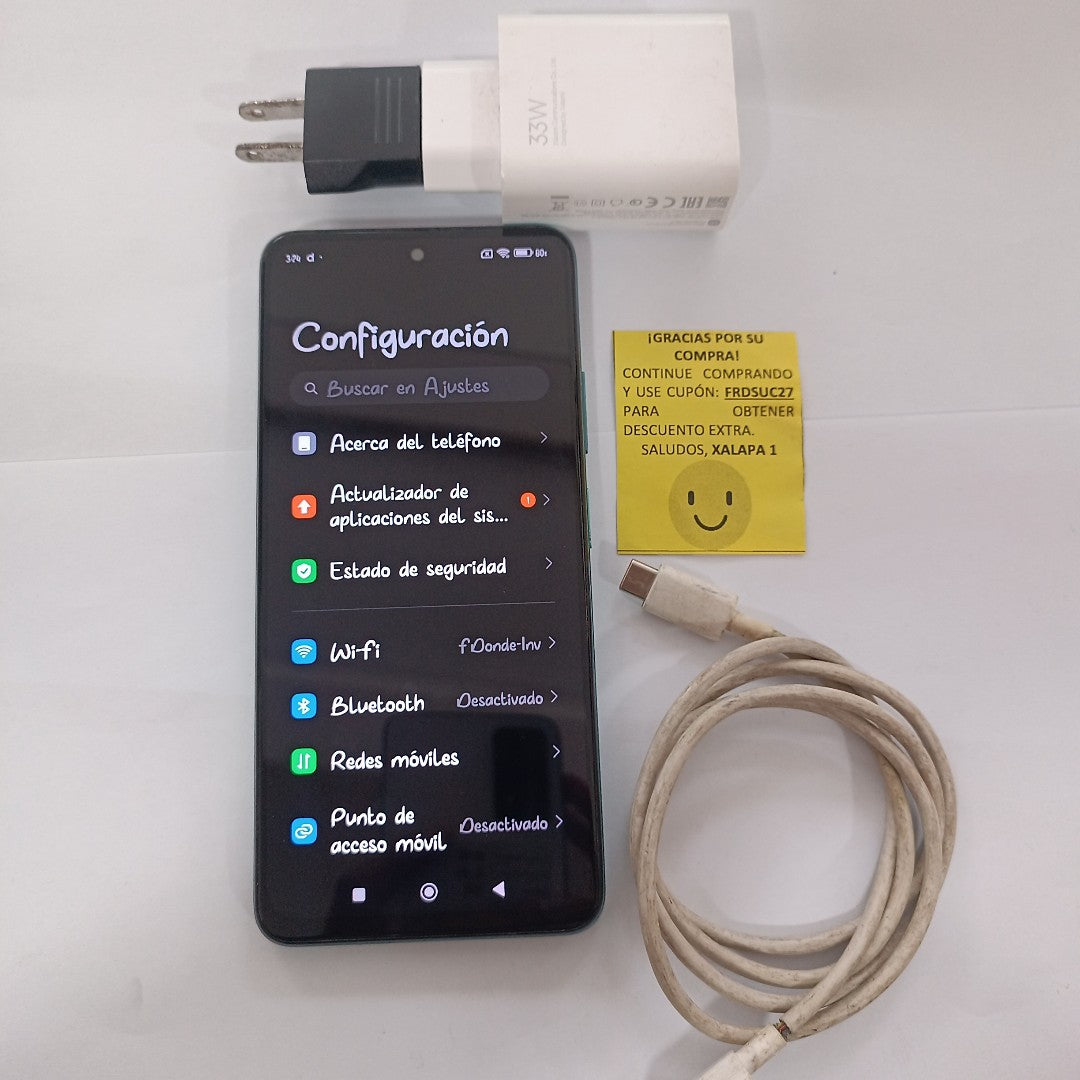 CELULAR XIAOMI POCO M4 PRO 5G 21091116AG 128 GB 6 GB RAM (SEMINUEVO)