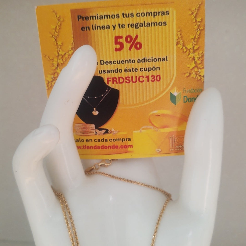 CADENA ORO 14 K 4.1 GRMS (SEMINUEVO)