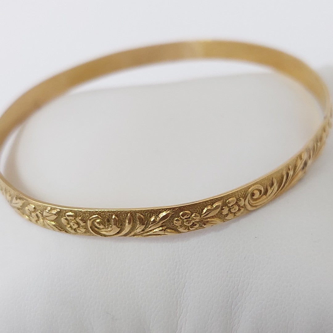 PULSERA RIGIDA ORO 18 K 15,00 GRMS (SEMINUEVO)