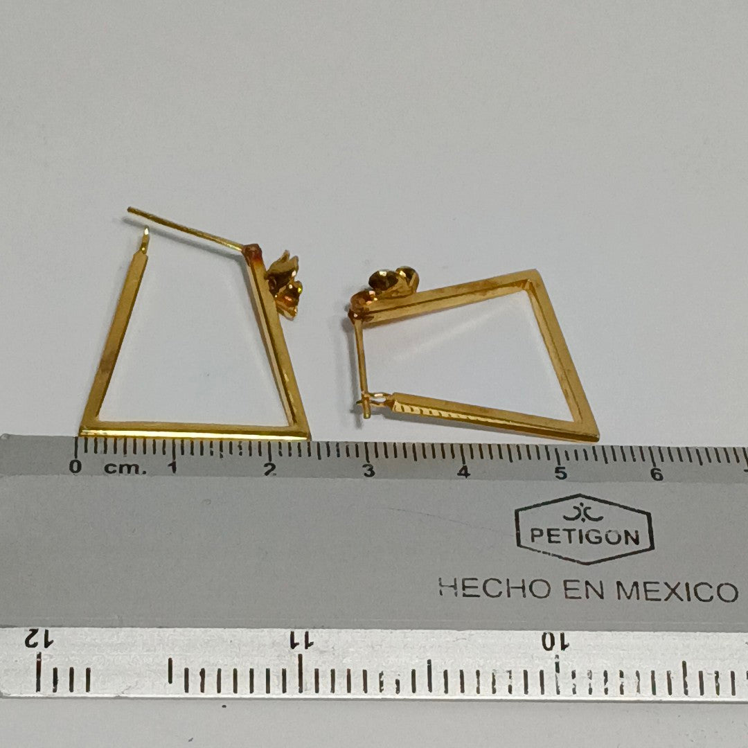 ARRACADAS PAR ORO 14 K 5,80 GRMS (SEMINUEVO)