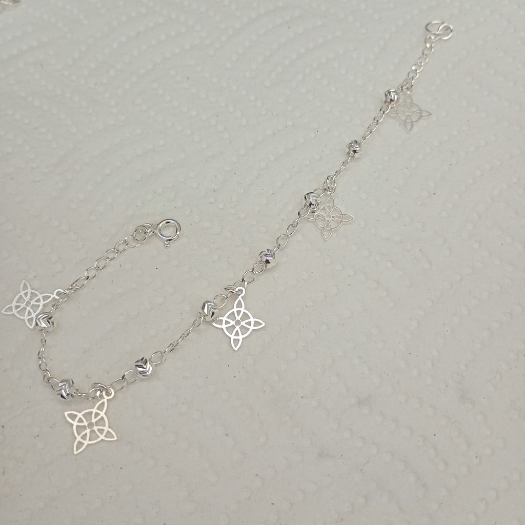 PULSERA TEJIDO ESPECIAL PLATA .925 18 CM 3.2 GR (NUEVO)