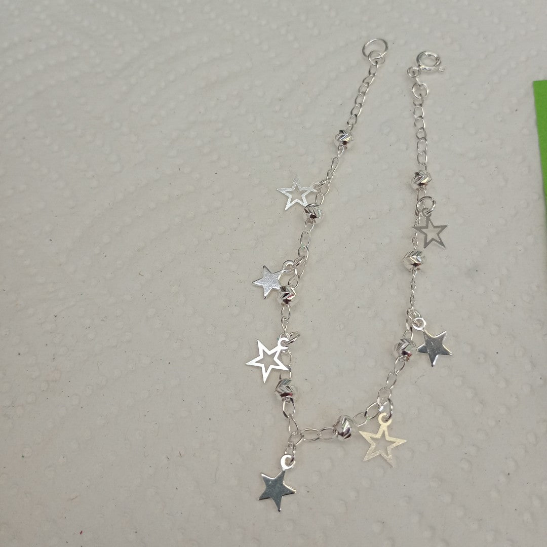 PULSERA TEJIDO ESPECIAL PLATA .925 18 CM 3.1 GR (NUEVO)