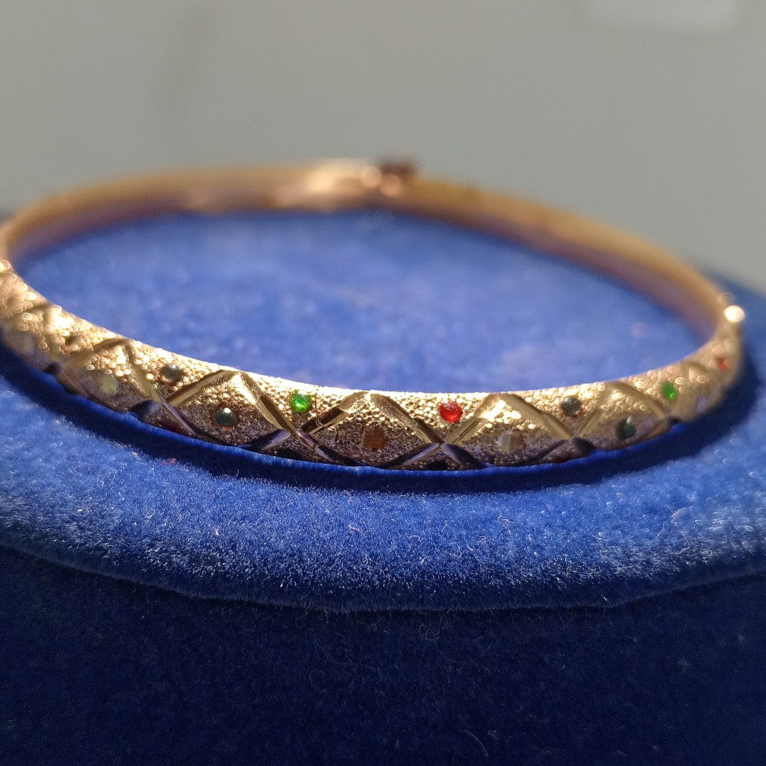 PULSERA RIGIDA ORO 14 K 6,40 GRMS (SEMINUEVO)