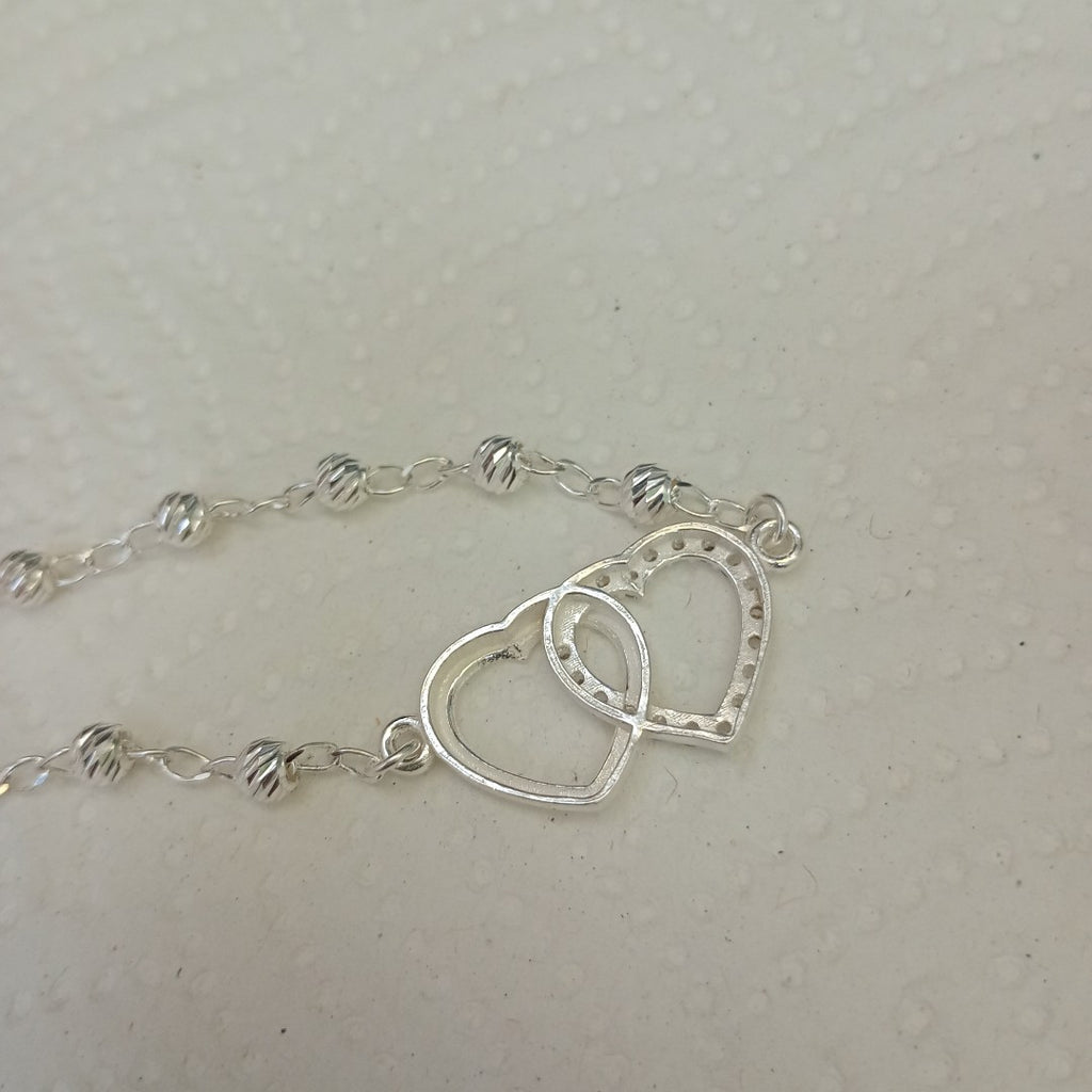 PULSERA TEJIDO TEJIDO ESPECIAL PLATA .925 18 CM 4.1 GR (NUEVO)