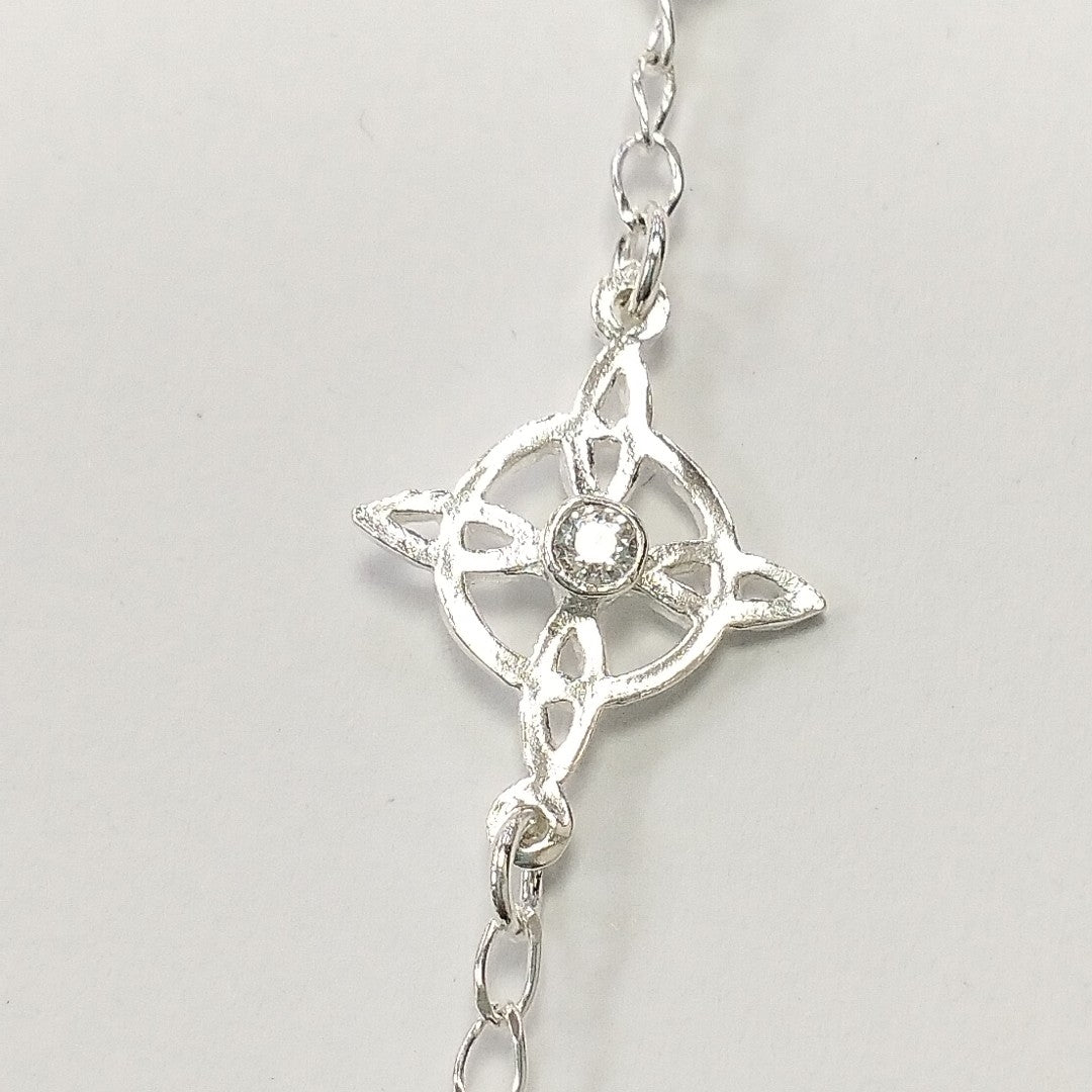 PULSERA TEJIDO ESPECIAL PLATA .925 18 CM 2.8 GR (NUEVO)
