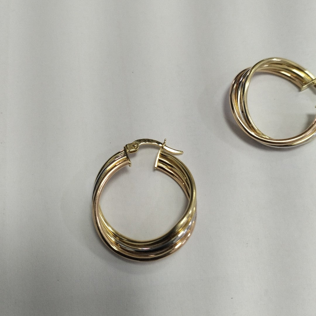 ARRACADAS PAR ORO 14 K 3,40 GRMS (SEMINUEVO)