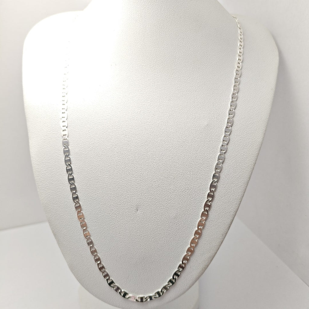 CADENA TEJIDO GUCHI PLATA .925 60 CM 9 GR (NUEVO)