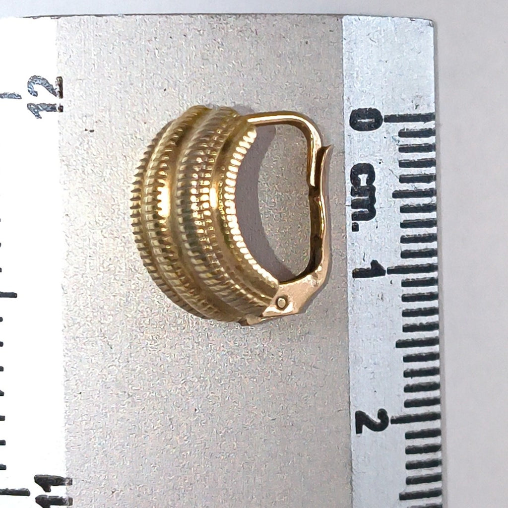 ARRACADAS PAR ORO 10 K 2.1 GRMS (SEMINUEVO)