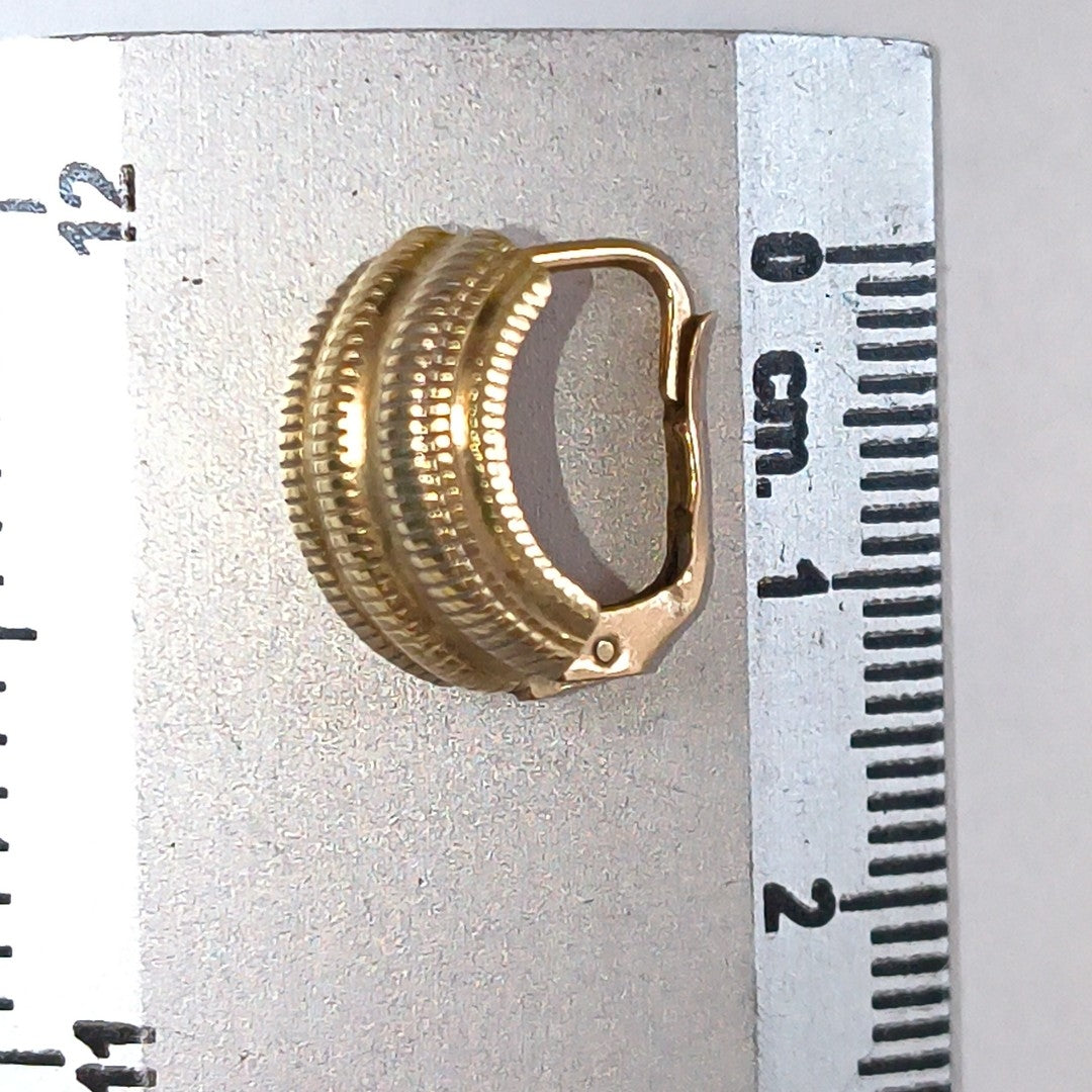 ARRACADAS PAR ORO 10 K 2.1 GRMS (SEMINUEVO)